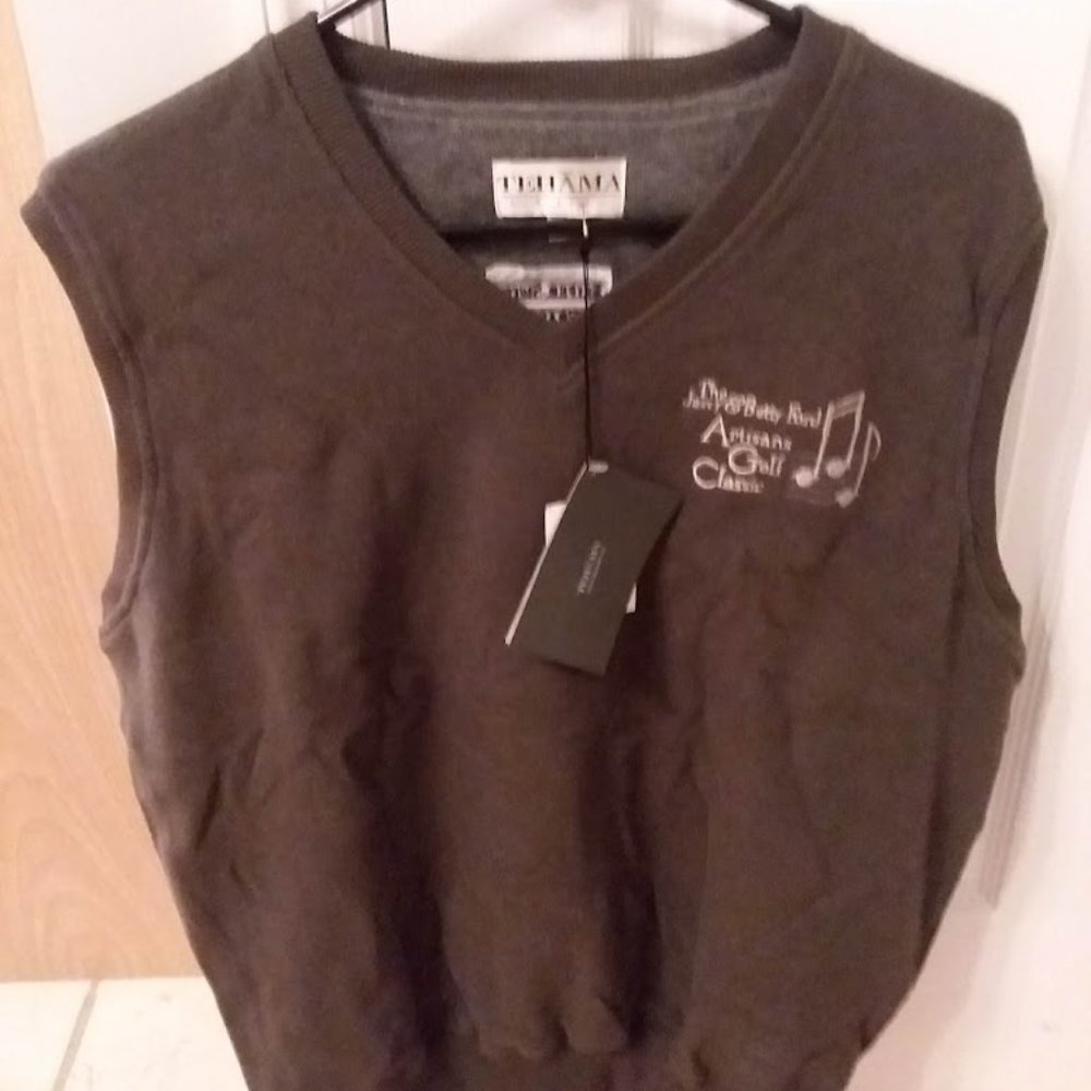 Gerald & Betty Ford Golf Tournament Vest Olive Green M
